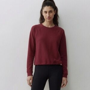 L.L. Bean Burgundy Crewneck Sweatshirt